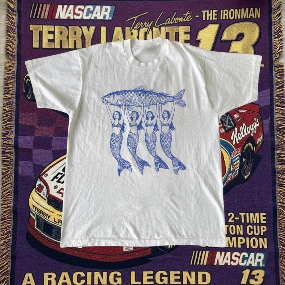 Mermaid And Fish Graphic Tee